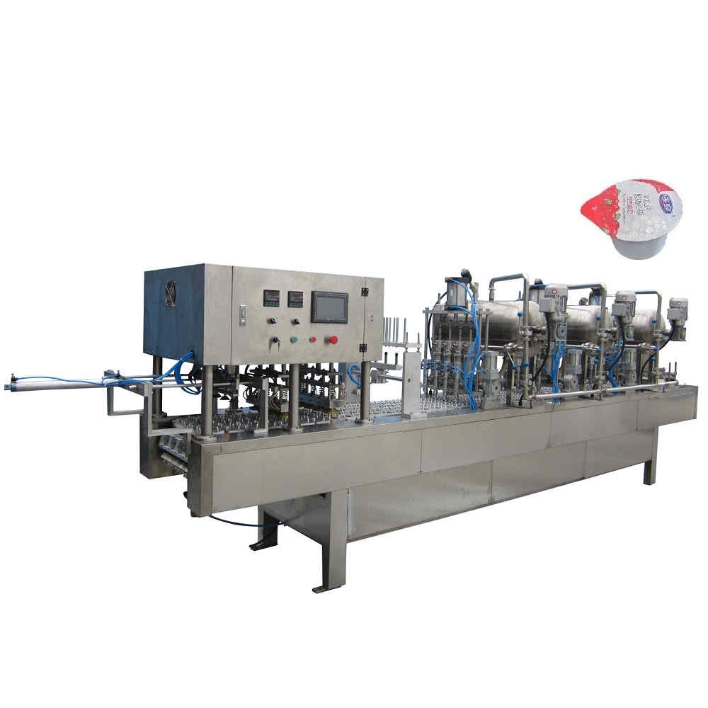 BHP-4 automatic cup filling and sealing machine for yogurt